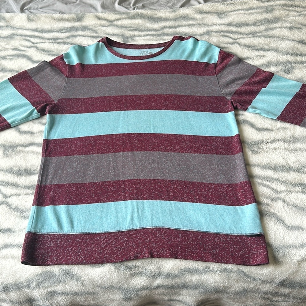 On the Byas Long Sleeve Striped Tee Shirt